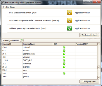 Enhanced Mitigation Evaluation Toolkit screenshot