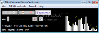 Enhanced ShoutCast Player screenshot