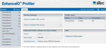 EnhanceIO Profiler screenshot