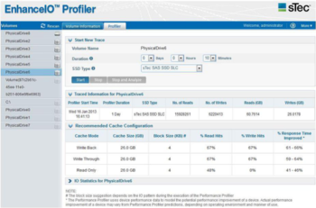 EnhanceIO Profiler screenshot 2