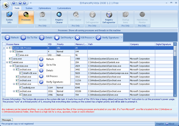 EnhanceMyVista Free screenshot