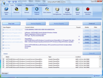 EnhanceMyXP screenshot