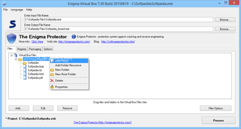 Enigma Virtual Box screenshot