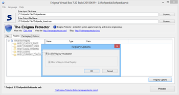 Enigma Virtual Box screenshot 2