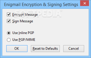 Enigmail screenshot 3