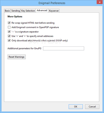 Enigmail screenshot 7