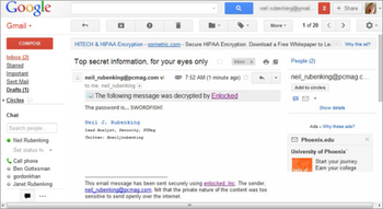 Enlocked for IE screenshot