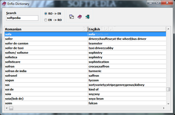 EnRo Dictionary screenshot