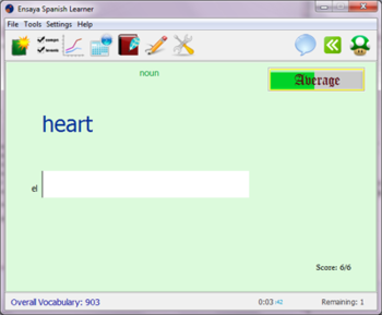 Ensaya Spanish Learner screenshot