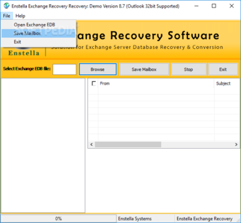 Enstella Convert EDB to PST screenshot 3