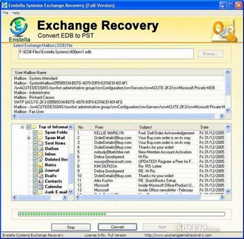 Enstella Exchange EDB Recovery screenshot 2