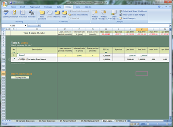 Enterprise Financial Model screenshot 4