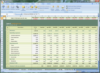 Enterprise Financial Model screenshot 5