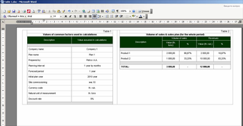 Enterprise Financial Model screenshot 8