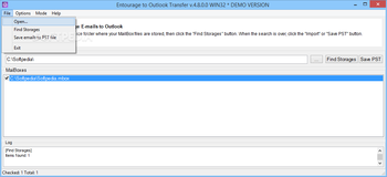 Entourage to Outlook Transfer screenshot 2