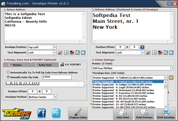 Envelope Printer screenshot 3