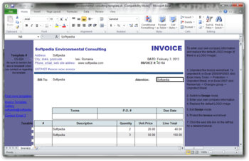 Environmental Consulting Template screenshot