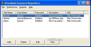 ePassBook Password Repository screenshot 3