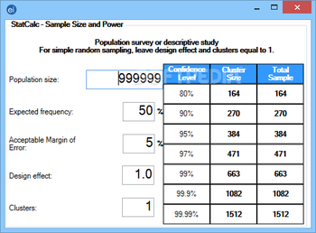 Epi Info screenshot 15