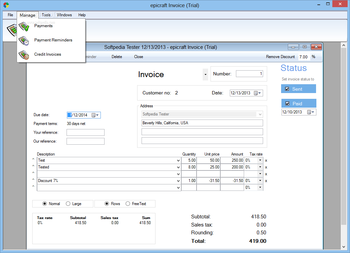 epicraft Invoice screenshot 5