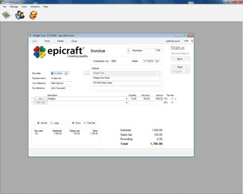 Epicraft Invoice screenshot 8