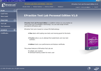EPractize Test Lab - Java/J2EE Developer Free Certification Test screenshot 2