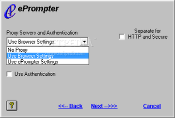 ePrompter screenshot 2