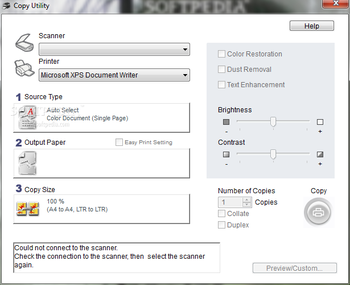 Epson Copy Utility screenshot