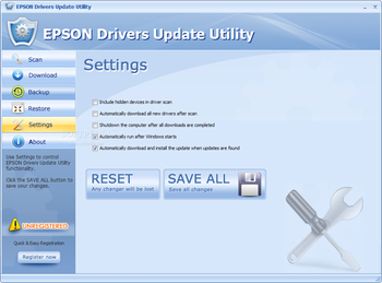 EPSON Drivers Update Utility screenshot 3