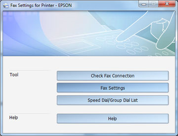 Epson Fax Utility screenshot 2