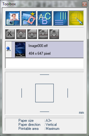 Epson PRINT Image Framer Designer screenshot 2