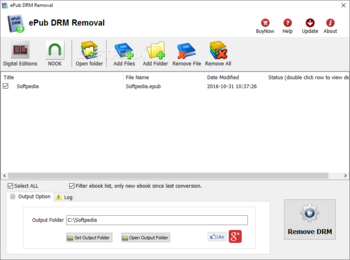 ePub DRM Removal screenshot