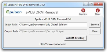 ePub Drm Removal screenshot