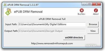 ePub Drm Removal screenshot 2