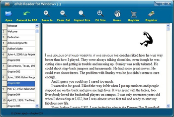 ePub Reader for Windows screenshot