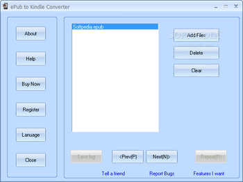 ePub to Kindle Converter screenshot 2