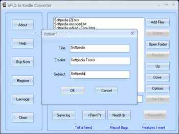 ePub to Kindle Converter screenshot 6