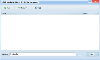 ePUB to Kindle Maker screenshot 2