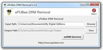 ePUBee DRM Removal screenshot