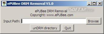 ePUBee DRM Removal screenshot 2
