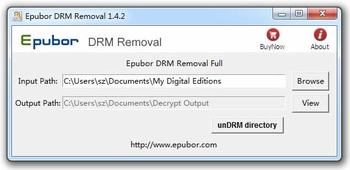 Epubor Adobe DRM Removal screenshot
