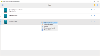 Epubor ePUB DRM Removal screenshot