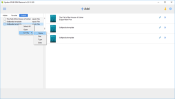 Epubor ePUB DRM Removal screenshot 2