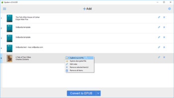 Epubor screenshot