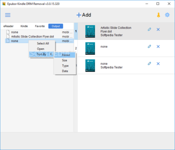 Epubor Kindle DRM Removal screenshot 3