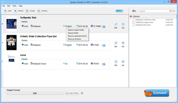 Epubor Kindle to PDF Converter screenshot
