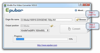 Epubor Kindle Video Converter screenshot