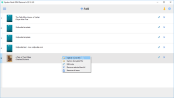 Epubor Nook DRM Removal screenshot