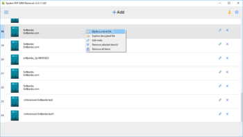 Epubor PDF DRM Removal screenshot