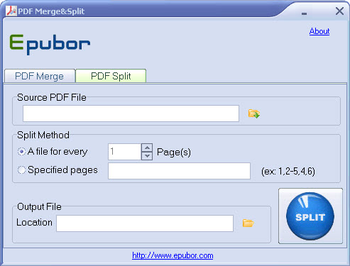 Epubor PDF Merger&Splitter screenshot